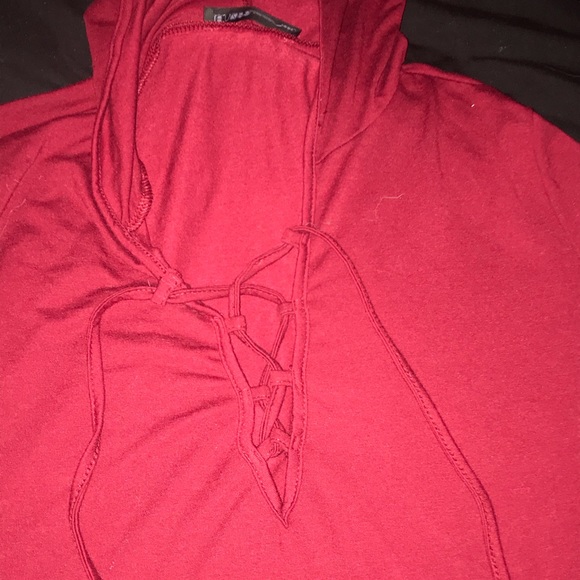 Red Tunic style shirt - Picture 3 of 3